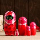Матрёшка 5-ти кукольная "Катя ягоды", 12-13 см, ручная роспись - Фото 2