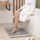 Коврик для ванной SAVANNA «Грей», 60×90 см, цвет серый - Фото 8