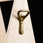 Ящик для пива 22,5х15,5х33 см под 6 бутылок, натуральный - фото 24685537