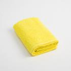 Полотенце махровое Экономь и Я 30х60 см, цв. желтый, 100% хлопок, 320 гр/м2 - Фото 1