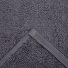 Полотенце махровое Экономь и Я 50х90 см, цв. серый, 100% хлопок, 320 гр/м2 - фото 24236748