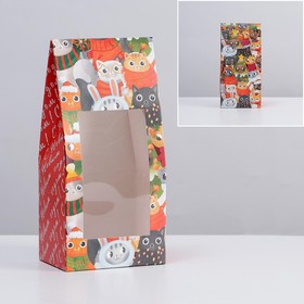 Коробка складная «Теплый праздник», 9 × 19 × 6 см