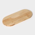 Сковорода чугунная «Овал. Гриль», 37×16.5 см, с ручками, на деревянной подставке, чёрная - Фото 7