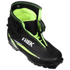 Ботинки лыжные TREK Experience 1, NNN, искусственная кожа, цвет чёрный/лайм-неон, лого белый, размер 44 - Фото 6