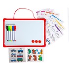 Магнитная маркерная доска «Я учусь рисовать. Транспорт» - Фото 2