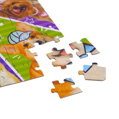 Пазл в термостакане «Супер псы», 54 элемента