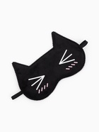 Маска для сна «Котяо», 19.5×12 см, резинка одинарная, чёрная - Фото 2