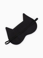 Маска для сна «Котяо», 19.5×12 см, резинка одинарная, чёрная - Фото 3