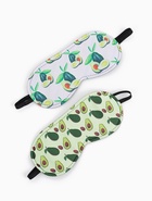 Маска для сна «Авокадо», 19.5×8.5 см, резинка одинарная, рисунок МИКС - Фото 4