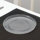 Крышка одноразовая, d=9 см, цвет прозрачный (комплект 50 шт) - фото 31099859