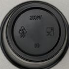 Стакан одноразовый пластиковый «Мопс», 200 мл, чёрный - Фото 3