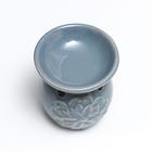 Аромалампа для эфирных масел «Цветок и завитки», керамика, 7.5×7×7 см, МИКС - Фото 4