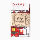 Набор новогодних кухонных полотенец Доляна «Волшебство» 35×60 см-4 штуки, 100% хлопок - Фото 12