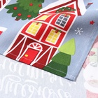 Набор новогодних кухонных полотенец Доляна «Волшебство» 35×60 см-4 штуки, 100% хлопок - Фото 5