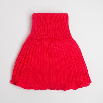 Шарф-манишка, коралловый (1.5-3 года)