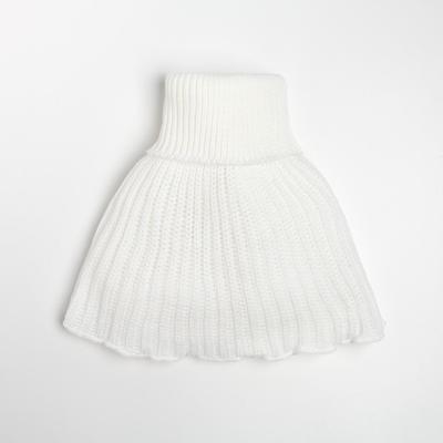 Шарф-манишка, цвет белый (1,5-3 года)