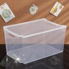 Ящик штабелируемый с крышкой «Модуль», 18 л, цвет прозрачный - Фото 2