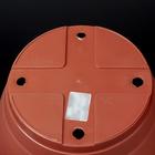 Горшок для цветов с поддоном «Борнео», 25.8 л, пластиковый, цвет терракотовый - Фото 3