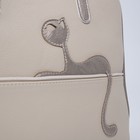 Сумка-тоут на молнии, цвет бежевый - Фото 5