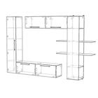 Гостиная подвесная «Дороти», 3200×400×1700 мм, цвет белый/дуб сонома/белый - Фото 2