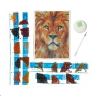 Алмазная мозаика с полным заполнением на холсте «Лев», 15×21 см - Фото 3