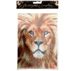 Алмазная мозаика с полным заполнением на холсте «Лев», 15×21 см - Фото 5
