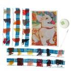 Алмазная мозаика с полным заполнением на холсте «Щенок и осень», 15×21 см - Фото 3