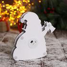 Ёлочная игрушка «Дед Мороз с колокольчиком и мешком» 16×17 см - Фото 3