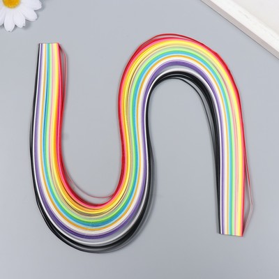 Полоски для квиллинга 180 полосок плотность 120 г «Цветные» ширина 0.3 см длина 54 см