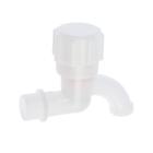Кран водоразборный ZEIN, 1/2", с круглой ручкой, PP, кран-букса, белый - Фото 3