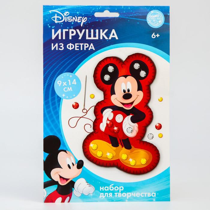 Игрушка из фетра, Микки Маус