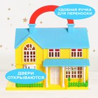 Дом для кукол «Уют» складной, с фигурками и аксессуарами - фото 24646647