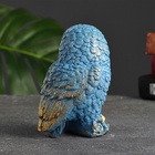 Фигурка гипс «Сова на пеньке», серо-голубой, 10×9×14.5 см, МИКС 7148930