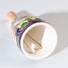 Колокольчик с ручкой "Матрешка" средняя, керамика, микс (комплект 2 шт) - фото 22462909