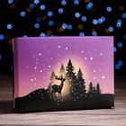 Подарочная коробка сборная "Звездная ночь", 21 х 15 х 5,7 см - Фото 1