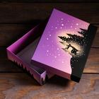 Подарочная коробка сборная "Звездная ночь", 21 х 15 х 5,7 см - Фото 4