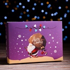 Подарочная коробка новогодняя сборная «Новогодний волшебник», 21?15?5.7 см (комплект 5 шт) - фото 28132992