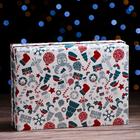 Подарочная коробка сборная "Зимушка", 21 х 15 х 5,7 см - Фото 2