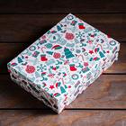 Подарочная коробка сборная "Зимушка", 21 х 15 х 5,7 см - Фото 3