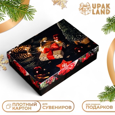 Подарочная коробка сборная «Волшебная ночь», 21×15×5.7 см