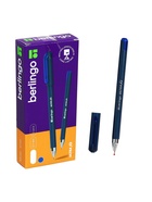 Ручка шариковая Berlingo. Ultra X2, синий стержень, игольчатый узел 0.7 мм, синий корпус - Фото 7