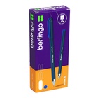 Ручка шариковая Berlingo. Ultra X2, синий стержень, игольчатый узел 0.7 мм, синий корпус - Фото 4