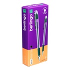 Ручка шариковая Berlingo. I-10, чёрный стержень, узел 0.4 мм, резиновый упор - Фото 11