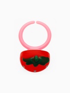 Набор детских украшений Выбражулька «Клубнички», 3 предмета: клипсы, браслет, кольцо, красный - Фото 4