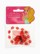 Набор детских украшений Выбражулька «Клубнички», 3 предмета: клипсы, браслет, кольцо, красный - Фото 6