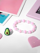 Набор детский "Выбражулька" 2 предмета: кольцо, браслет, авокадо, цветной - фото 809218387