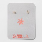 Серьги висячие «Новогодние» олень и леденец, цвет красно-зелёный в золоте - Фото 5