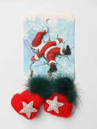 Серьги висячие «Новогодние» шапочки мягкие, цвет красно-зелёный - Фото 3