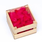 Наполнитель из перьев для шаров и подарков, винный, 6гр.  МИКС 6943908