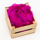 Наполнитель из перьев для шаров и подарков, фуксия, 6гр. - фото 38027087